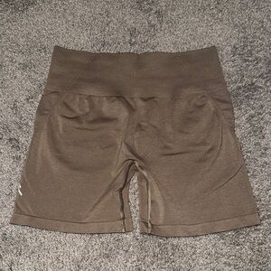 Oner Active Brown High-Waist Bike Shorts